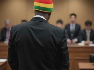 Charles at court, standing firm in his pursuit of justice—a pivotal moment in his fight for fairness.